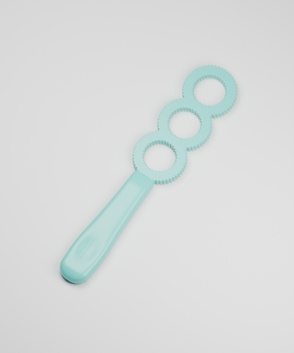 Three-Ring Bubble Wand / Drink Stirrer