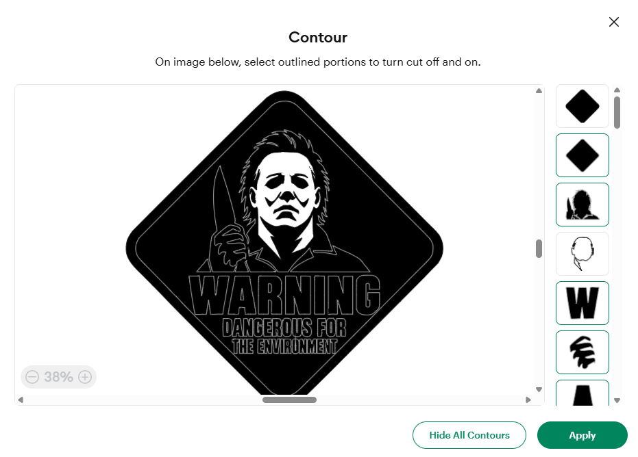 Michael Myers Mask / Filling the Gaps with White Vinyl